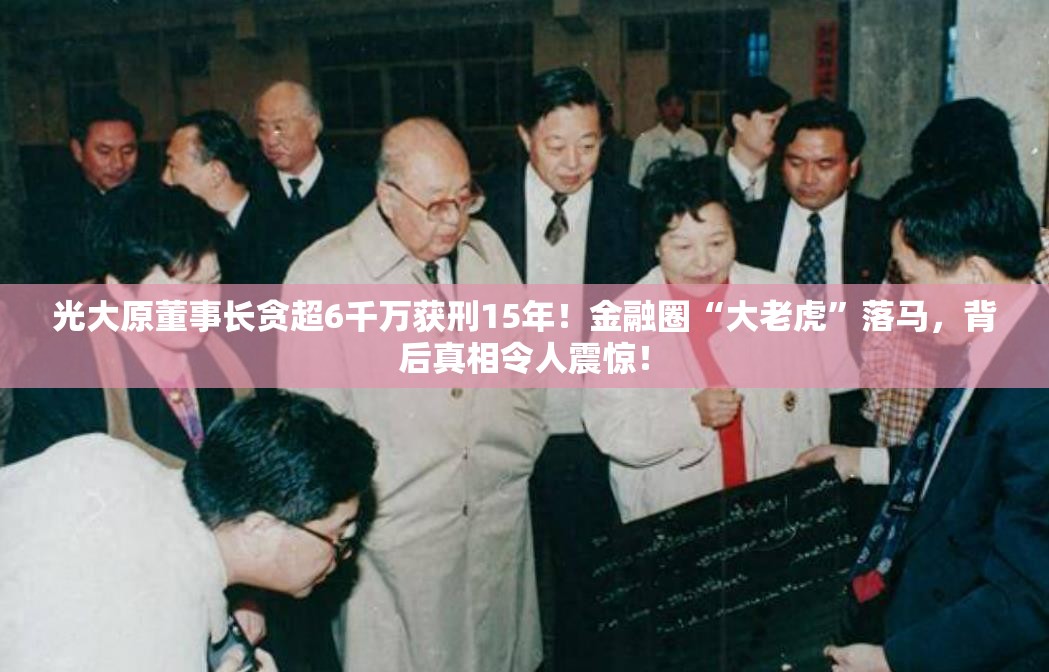 光大原董事长贪超6千万获刑15年！金融圈“大老虎”落马，背后真相令人震惊！